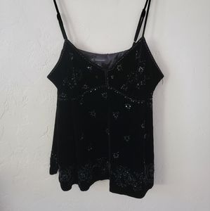 Whimsigoth 90s velvet tank top